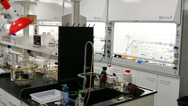 上海中科院有机所新建实验室层流幕通风柜应用